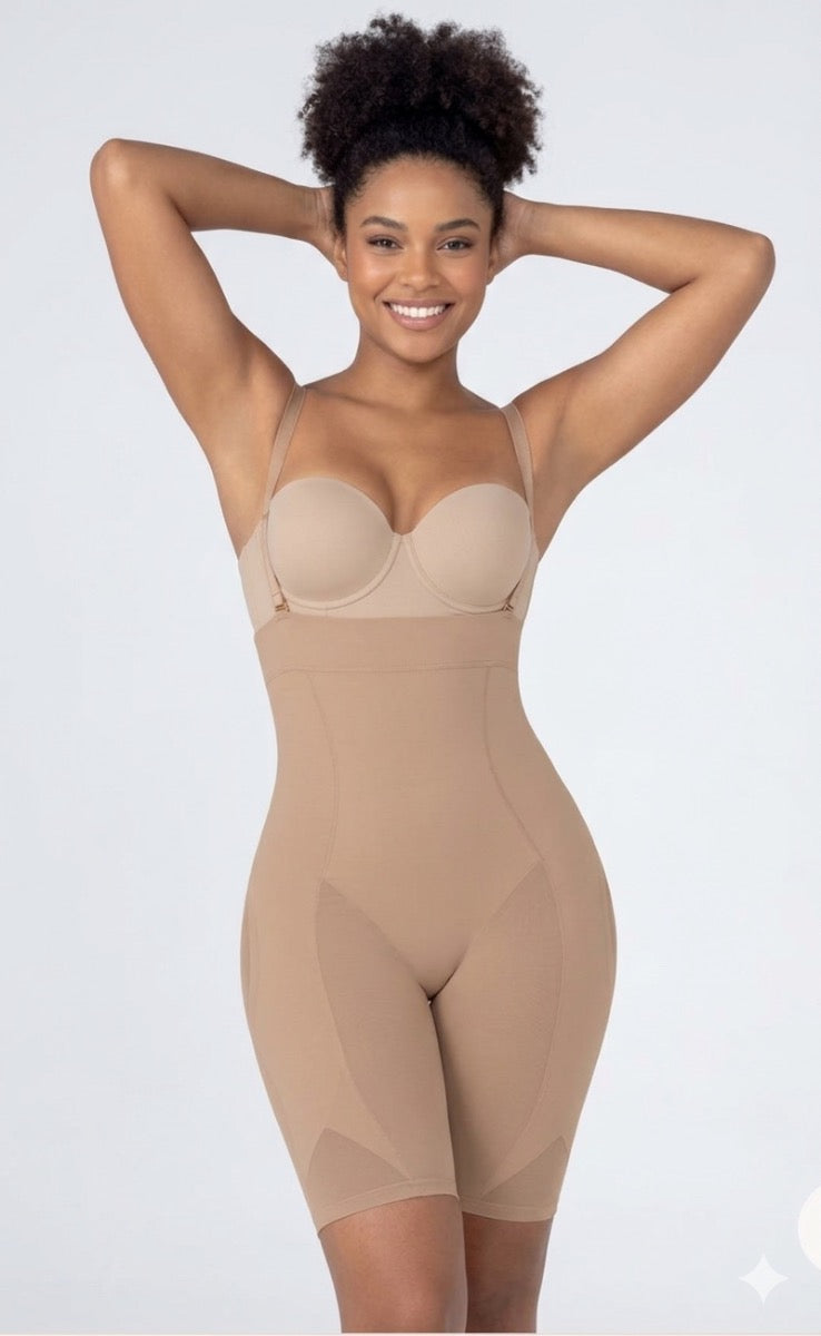 Panty faja media pierna invisible levanta cola