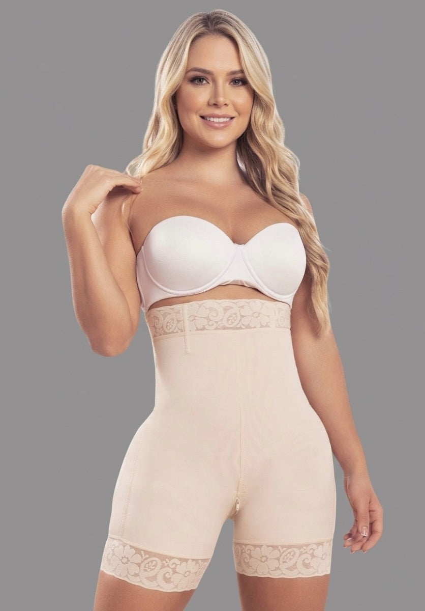 Short moldeador media pierna push up